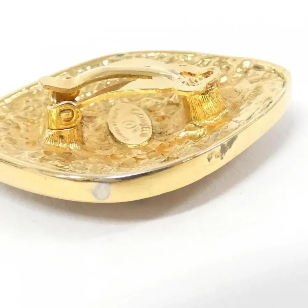 CHANEL gold earrings